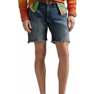Polo Ralph Lauren 7.5-Inch Vintage Classic Denim Shorts Size: 34 NWT